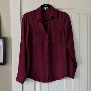 Express Wine Portofino Blouse